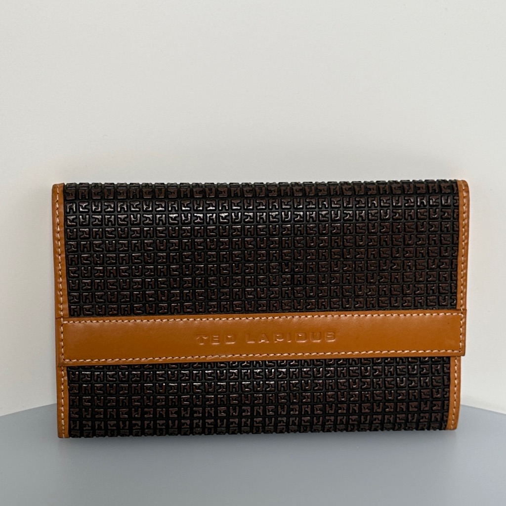 Ted Lapidus New Brown And Tan Wallet